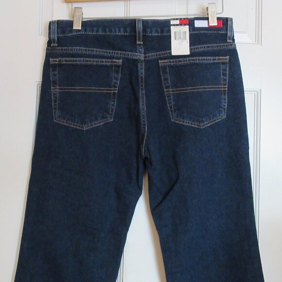 Tommy Hilfiger juniors size 7 dark blue jeans short length NWT Tommy Jeans - Picture 6 of 8